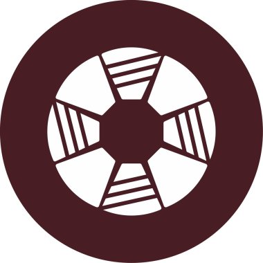 Donut Çizelgesi simgesinin vektör çizimi 