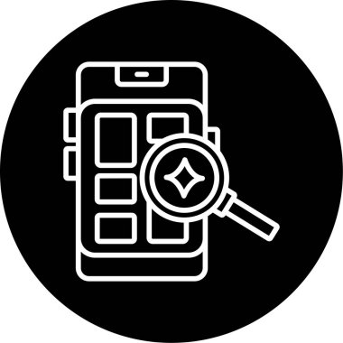 vektör Arama Web simgesi illüstrasyonu 