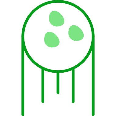 Bowling topu kutsal kişilerin resmi, vektör çizim