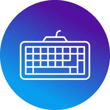 klavyenin modern vektör simgesi, illüstrasyon 