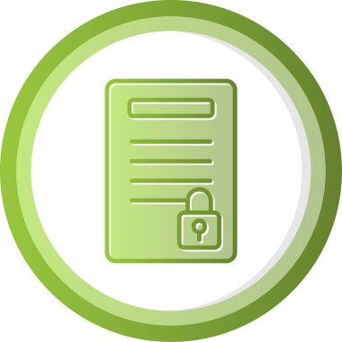 belge dosya simgesi düz biçimli 