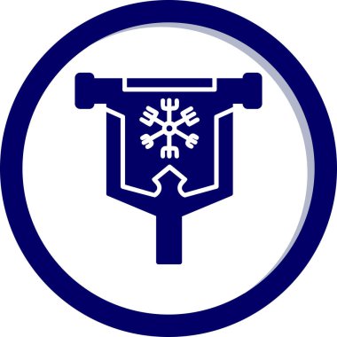 bayrak web simgesi, vektör illüstrasyonu 