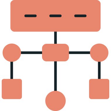 vector illustration of modern Algorithm icon            