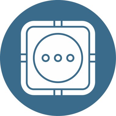 Menü, daha fazla satır simgesi. Düz biçim vektör sembolü