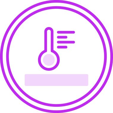 Termo Düzenleme Ağ ikonu vektör çizimi