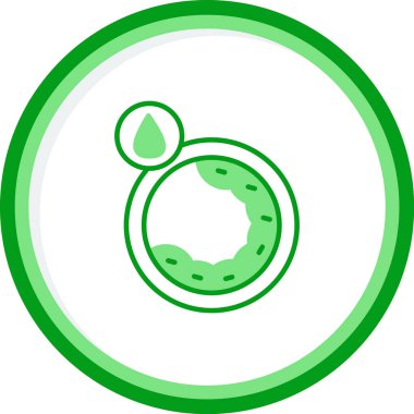 Kolesterol web simgesi vektör illüstrasyonu