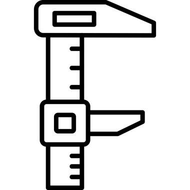 Ölç ağ simgesi, vektör illüstrasyonu              