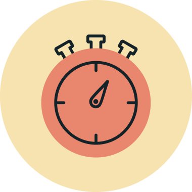 Kronometre simgesi çizimi