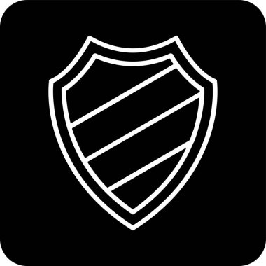 kalkan simgesi web basit illüstrasyon