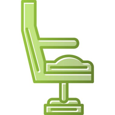 modada izole edilmiş arka planda koltuk simgesi 