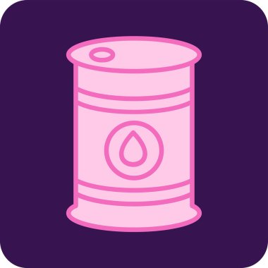 Petrol varil simge vektör çizim