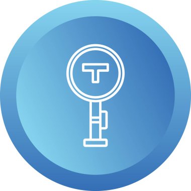 Yol işaretleri simgesinin vektör illüstrasyonu 