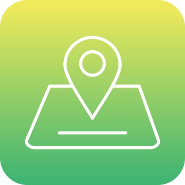 Yer tutucu. Web simgesi basit illüstrasyon