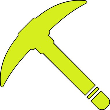 Kazma ağ simgesi, vektör illüstrasyonu                              