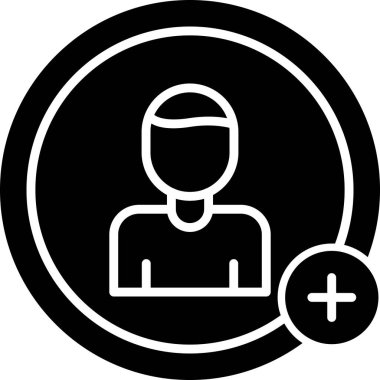 kullanıcı simgesi, vektör illüstrasyonu ekle 