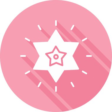 yıldız web simgesi basit illüstrasyon 