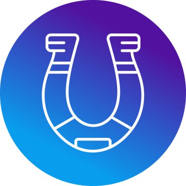 At nalı. Web simgesi basit illüstrasyon 