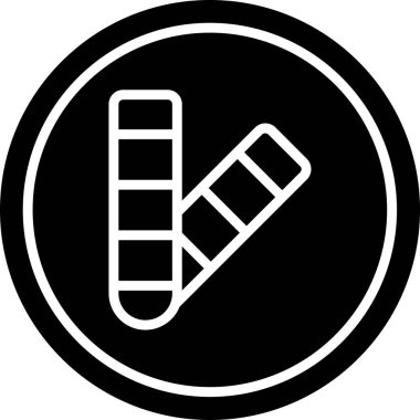 Renk Paleti web simgesi vektör çizimi