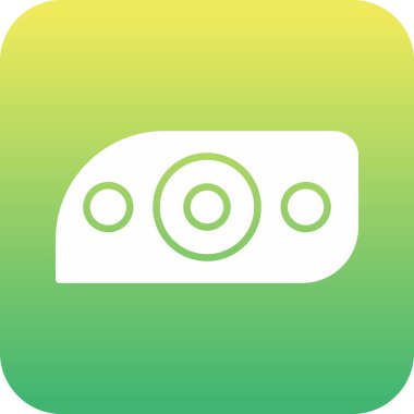 Modern araba aydınlatma simgesinin vektör illüstrasyonu                  