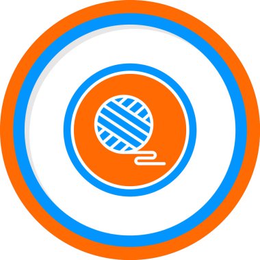 Yün ağ ikonu vektör illüstrasyonu