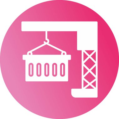 kargo ağ ikonu vektör illüstrasyonu