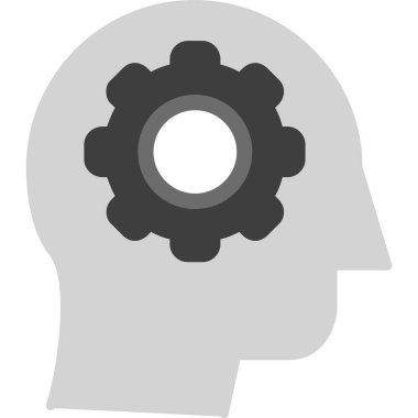 Eleştirel Düşünme Ağı simgesi, vektör illüstrasyonu