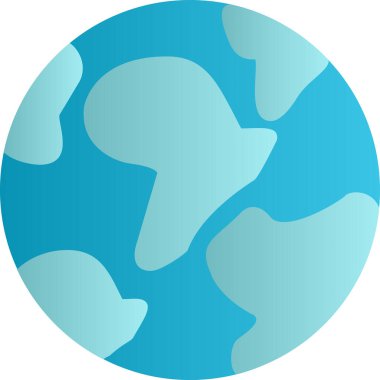 toprak küresi simgesi, vektör illüstrasyonu basit tasarım