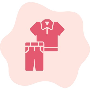 Clothes web icon, vector illustration 