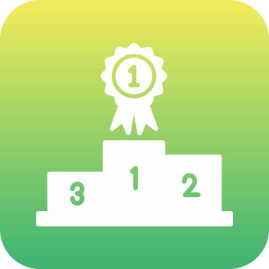 İlk Konum web simgesi, vektör illüstrasyonu