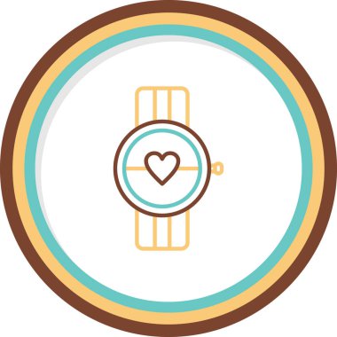 İzleme simgesinin vektör modern illüstrasyonu 