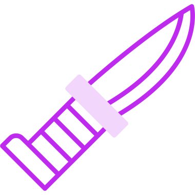 bıçak simgesi vektör illüstrasyonu