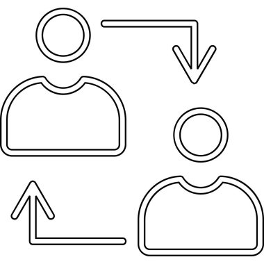 Web simgesi vektör illüstrasyonunu transfer et 