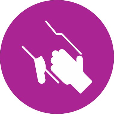 Tutma Eller simgesi, vektör illüstrasyonu 