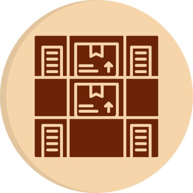 Stok simgesinin vektör illüstrasyonu 