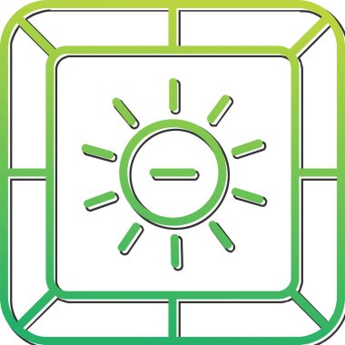 Karşıtlık ağ ikonu vektör illüstrasyonu