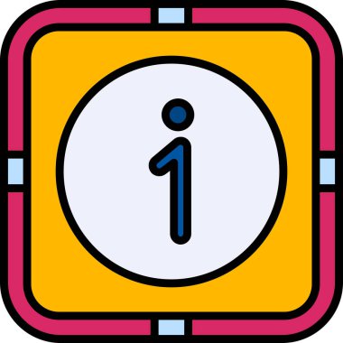 bilgi işareti simgesi. vektör sembolü