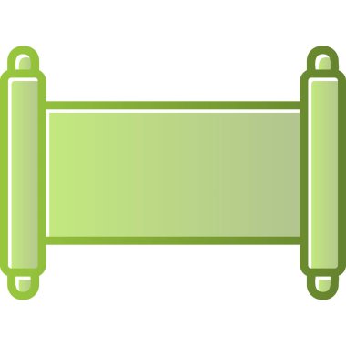 Eski Parşömen Web simgesi vektör çizimi