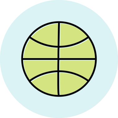 Futbol topu web simgesi, vektör çizim 