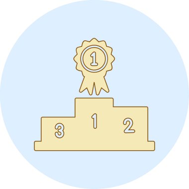 İlk Konum web simgesi, vektör illüstrasyonu