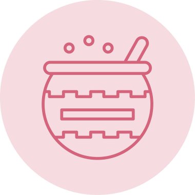 Kazan var. Web simgesi basit illüstrasyon