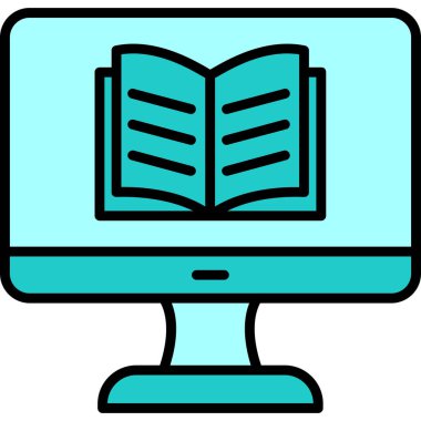 Özel ders. Web simgesi basit illüstrasyon