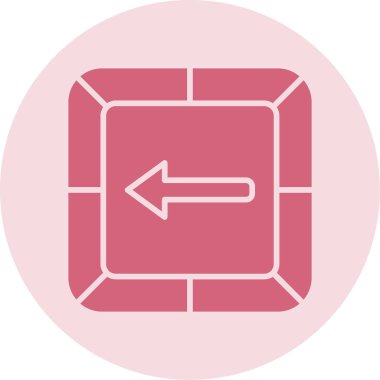 Arkaplan veya ok simgesinin vektör çizimi