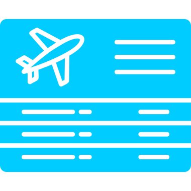 Seyahat ikonunun vektör illüstrasyonu. Ayrılışlar                   