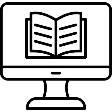 Özel ders. Web simgesi basit illüstrasyon