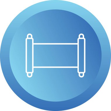 Eski Parşömen Web simgesi vektör çizimi