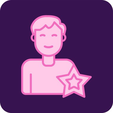 Tecrübe Ağı simgesinin vektör çizimi 