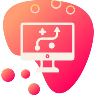 Strateji Simgesi Vektör illüstrasyonu 