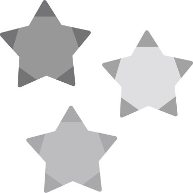 yıldız web simgesi basit illüstrasyon 