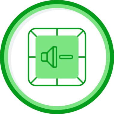 Cilt Aşağı simge, vektör illüstrasyon basit tasarım