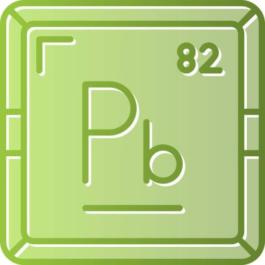 Web için Plumbum kimyasal element simgesi